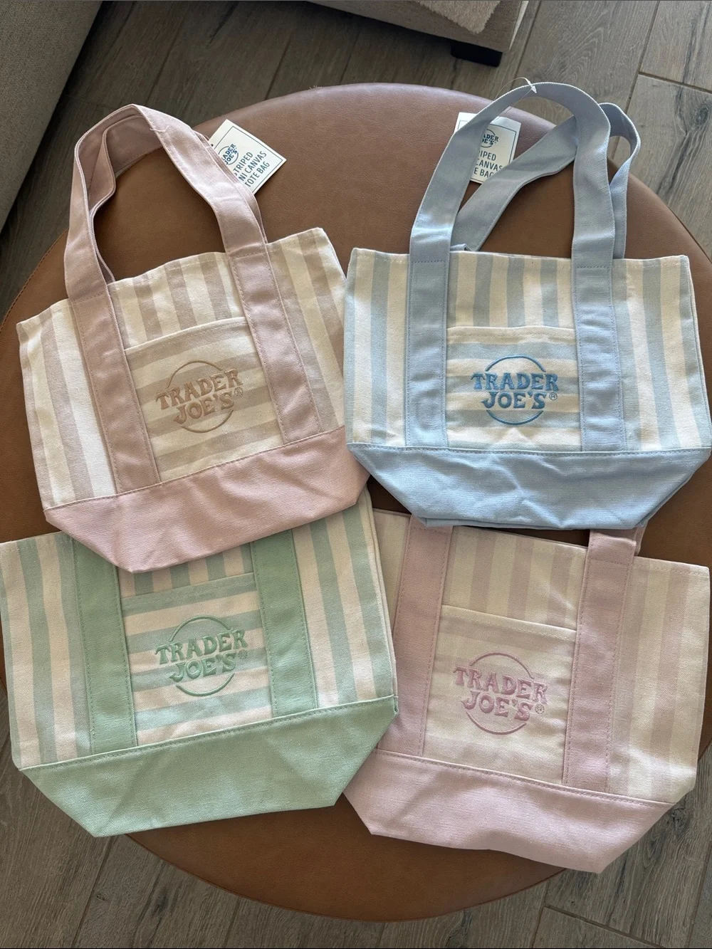 Trader Joe’s June 2026 Tote Set
Stripe Canvas Tote Bags all 4 colors - Picture 1 of 6